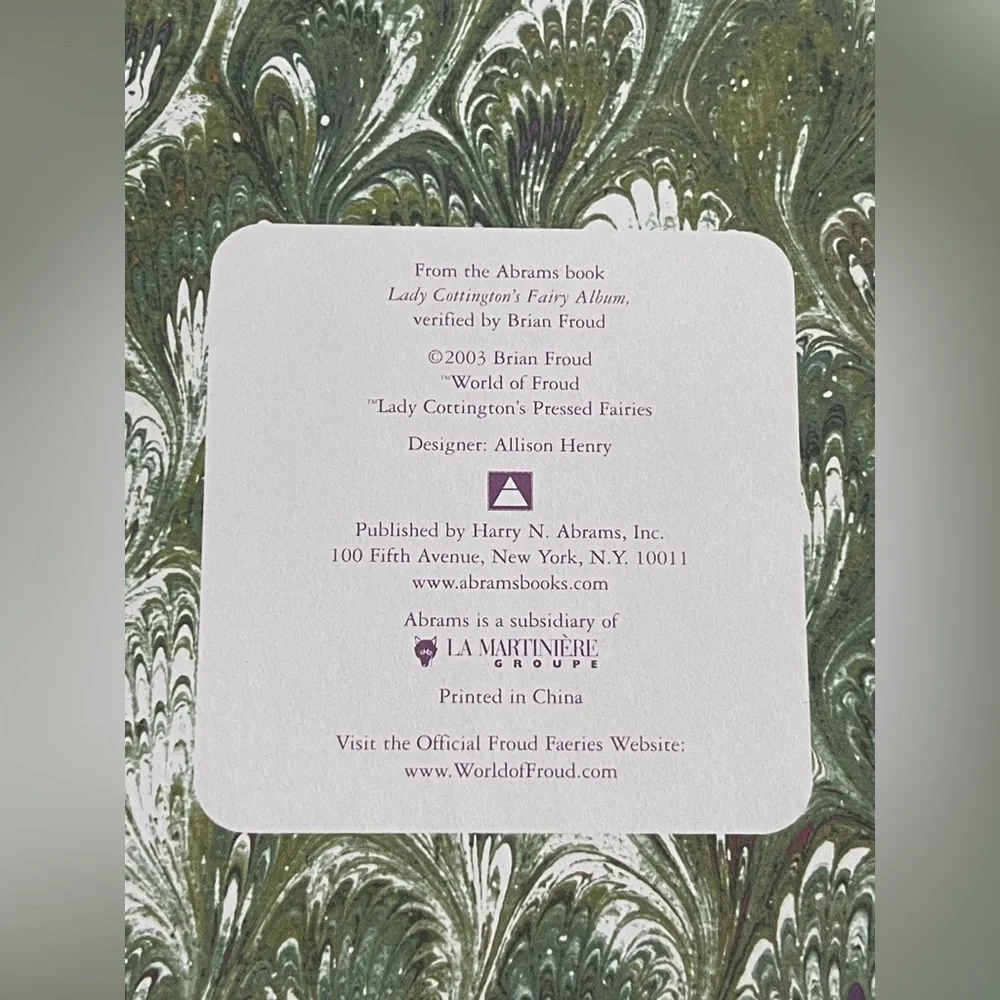 Lady Cottington's Pressed Fairy Journal Brian Froud Brand New